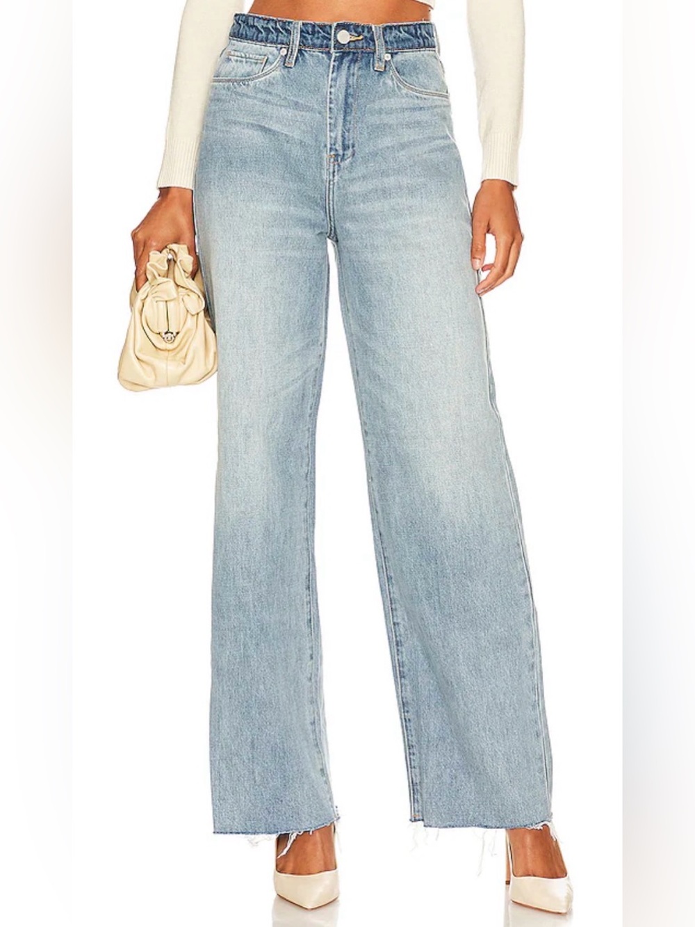 BLANKNYC Franklin Ribcage Straight Raw Hem Jean in Gone Rogue (size 28)